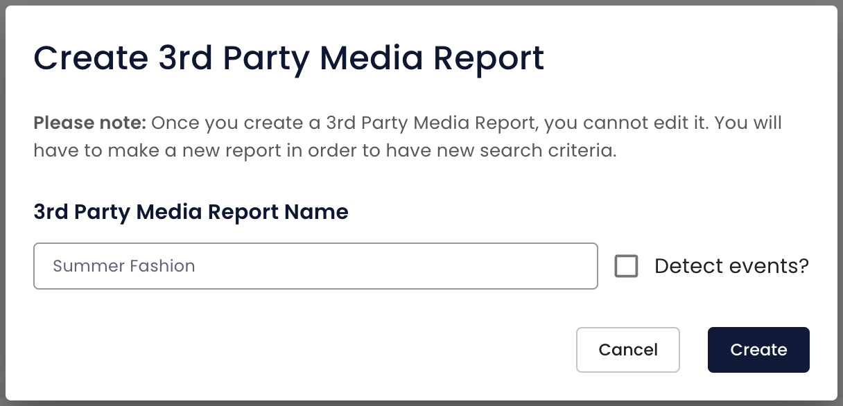 Create a 3rd Party Media Report – Alembic